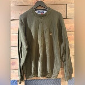 Tommy Hilfiger Men's Dark Green Crewneck Sweater